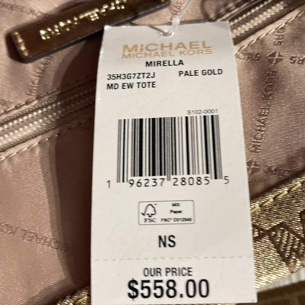 Michael Kors Medium Mirella EW Tote Bag Crossbody Shoulder Handbag NWT - Picture 12 of 16